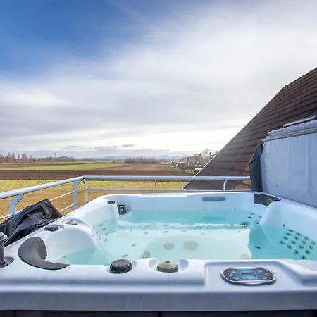 AOG PRESTIGE Privat SPA Jacuzzi Sauna Parking, Colmar Muntzenheim Esterno foto